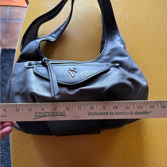 Simply Vera by Vera Wang Black Leather Hobo Bag - Picture 3 of 6